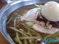 [제주맛] 얼음육수 밀냉면에 부드러운 수육이 번쩍?