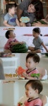 ‘오마베’ 리키김 아들 태오, 수박 껍질까지 ‘먹방신동’ 등극