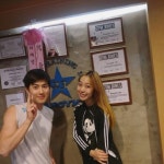 모델 이진이, 엑소 수호와 헬스장 만남 …팔 근육 노출 ‘눈길’