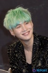 [T포토] 슈가 '눈웃음이 심쿵해'(기자회견)