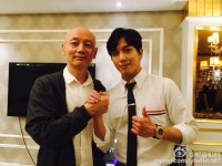 중국 진출 정용화, 갈우·사정봉 등 톱배우들과 만남