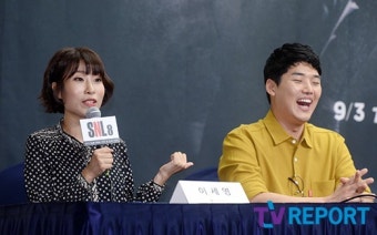 [T포토] 이세영-권혁수 