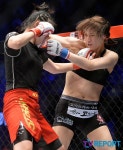 [T포토] 김해인 강펀치