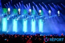 [T포토] 신화 크레인타고 등장