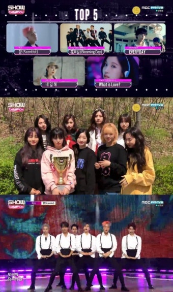 ‘쇼챔피언’ 트와이스, 출연 없이 1위 “2주 연속이라 더 감동” [종합]