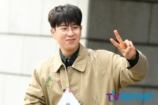 [T포토] 피오 해맑 브이