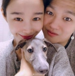 이사강♥론, 반려견 루루와 행복한 가족