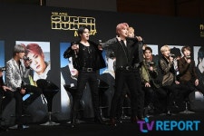 [T포토] 태용-재현-마크 NCT127 대표로 포인트 안무 공개