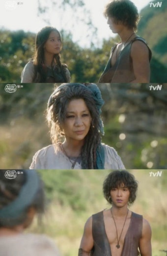 ‘아스달연대기’ 송중기, 떠나라는 김호정에 “전 무엇의 은섬인데요?”