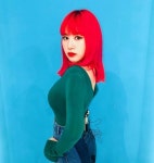 강렬 레드 헤어 박지민, 수박바 or 인어공주