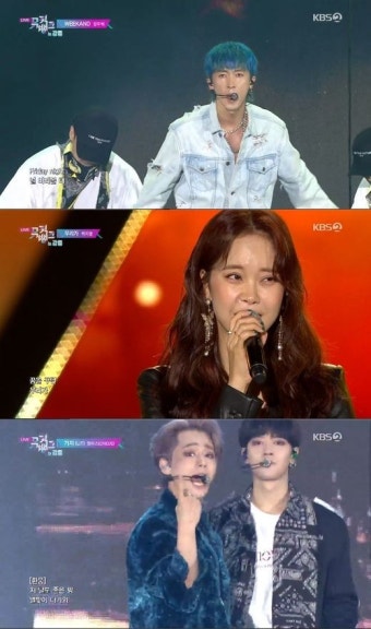 '뮤뱅' 트와이스, 악뮤 제치고 1위…장우혁X백지영 컴백 [콕TV]