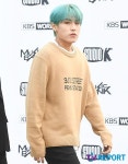 [T포토] 에이비식스 박우진 화려한 헤어스타일
