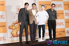 [T포토] 오스틴강-오세득-김풍 