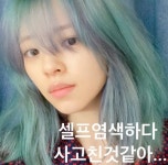 트와이스 정연, 셀프 염색 도전...