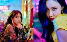 마마무 솔라X화사, ‘딩가딩가’ 콘셉트 포토 공개... 뉴트로 힙의 절정