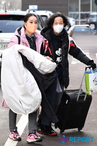 [T포토] 박애리-팝핀현준 '닮은 듯 다른 부부'