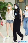 [T포토] 류진-유나 제주 일정 마치고 서울로