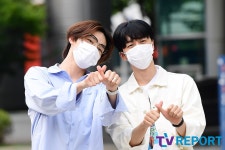 [T포토] 주호-영빈 두근두근 미소년