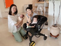 한지혜, 지인 집에 초대해 행복한 시간..소띠 아가들 만남 [리포트:컷]