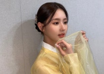 (여자)아이들 미연, 한복 입으니 더 인형 같네…단아한 자태 [리포트:컷]