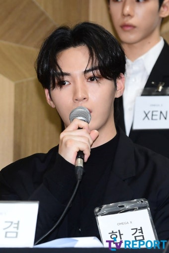 [T포토] 오메가엑스 한겸 