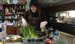 이국주, 파김치도 예술이지...대패삼겹살+흰쌀밥 불패 조합