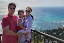 서효림, ♥남편과 하와이서 도전 성공.. 화목한 가족 눈길