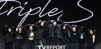 [T포토] 트리플에스 '라이징 무대'