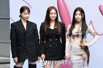 [T포토] 브레이브걸스 은지-민영-유나 '전속계약 만료 후 첫 공식석상'