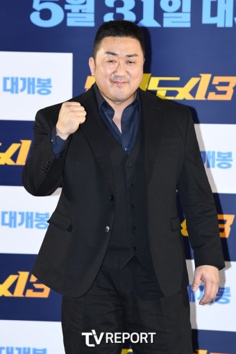 [T포토] 마동석 '핵주먹'