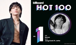 BTS 정국, 첫 솔로도 美 빌보드 핫 100 1위...국뽕 차오른다