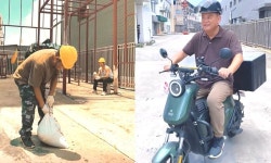 배우 진백상, 은퇴 2년 만에 복귀..."건설 현장 힘드네요" [룩@차이나]