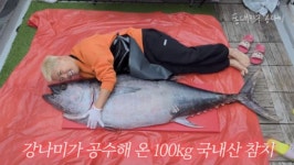 강남, 금손 인증? 100kg참치 손질→초밥 완성 가게 차려도 될 듯 (강나미)