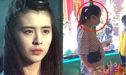 책받침 여신 왕조현, 은퇴 20년 만에 절에서 목격...여전한 아름다움 [룩@차이나]
