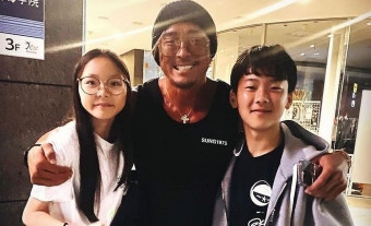 '추성훈 딸' 사랑이, 몰라보게 컸네...'남사친' 유토와 재회