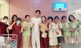남윤수, 아버지에 '신장 기증'했다...현재는 '퇴원'