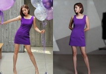 '애둘맘' 강소라, 20kg 감량 후 초미니 원피스... 자신감 넘치는 각선미