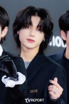 [T포토] 에이티즈 우영 반타 블랙 고양이 실존
