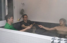 김대호X기안84X이장우, 사우나에서 충격의 쓰리샷...호장기에 무슨 일?(나혼산)