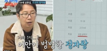 '54세' 심현섭, MC들도 놀란 정자왕 등극...