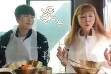 신지♥ 문원, 드디어 유죄 눈빛→꿀 뚝뚝 데이트 현장 공개…천천히 먹어