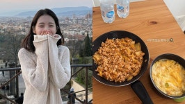 윤영경, 남창희와 꿀 떨어지는 신혼여행…눈부신 비주얼 '눈길' [RE:스타]