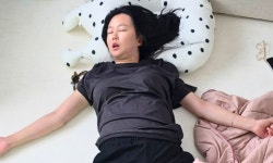 오초희, 쌍둥이 독박육아에 방바닥서 