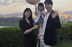 박수홍 일가족, 딸 울음 달래느라→비행기 1시간 지연…
