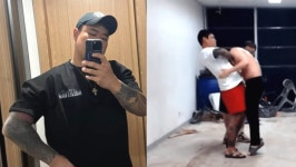 '코리안 좀비' 정찬성, '조폭 출신' 김중우 손절…일반인 목 졸라 기절→방송 1일 만 퇴출