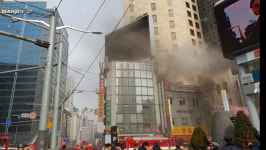 서울 명동 중국집에서 화재…1명 부상·40명 대피