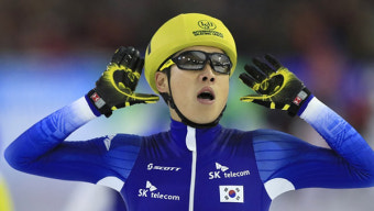 스피드스케이팅 엄천호, 세계선수권 매스스타트 은메달
