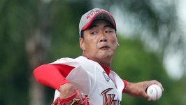 SK 김광현, 첫 평가전서 최고 시속 145㎞…커브·스플리터 시험