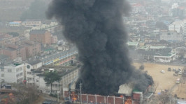 경남 김해 진영대창초등학교 체육관 화재…인명피해 없어