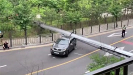 김포서 고가사다리차 전도…부상 없어